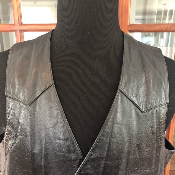 The Leather Warehouse Leather Vest - Picture 3 of 8